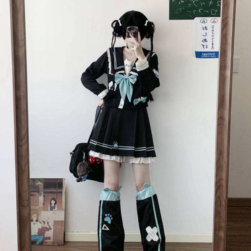 Summer Clothing Girls - 2025 New Japanese Korean Kawaii Preppy