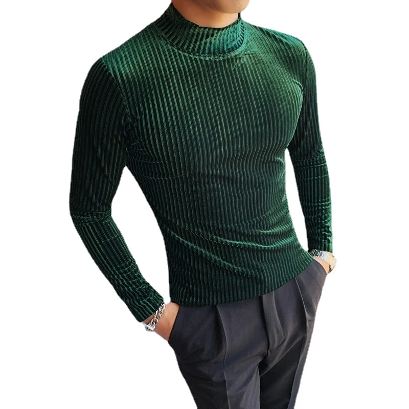 2026 New Gold Velvet T-Shirt M - Summer Clothing Trends For Men 2026 评论和价格