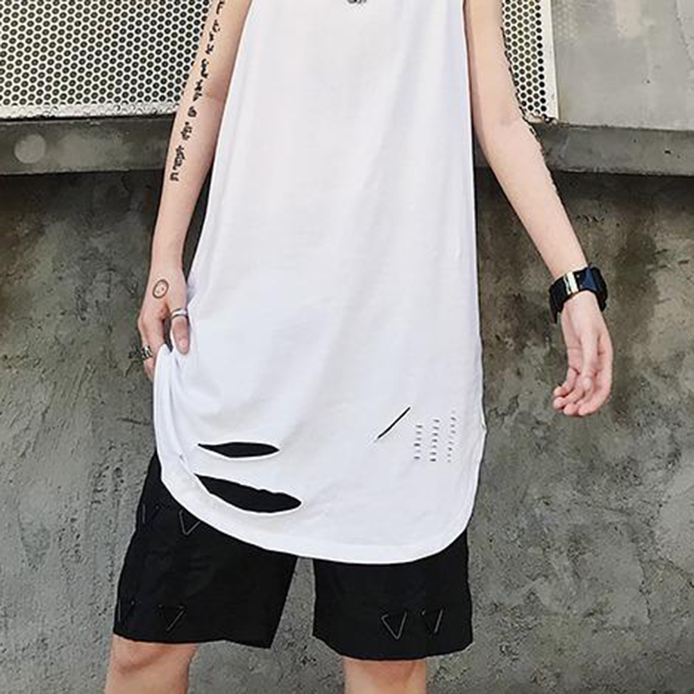 Mens Dark Ripped Breathable Ta - Summer Clothing Trends For Men 2026 评论和价格