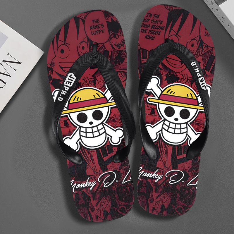 New One Piece anime flip-flops - Summer Clothing Wholesale 评论和价格