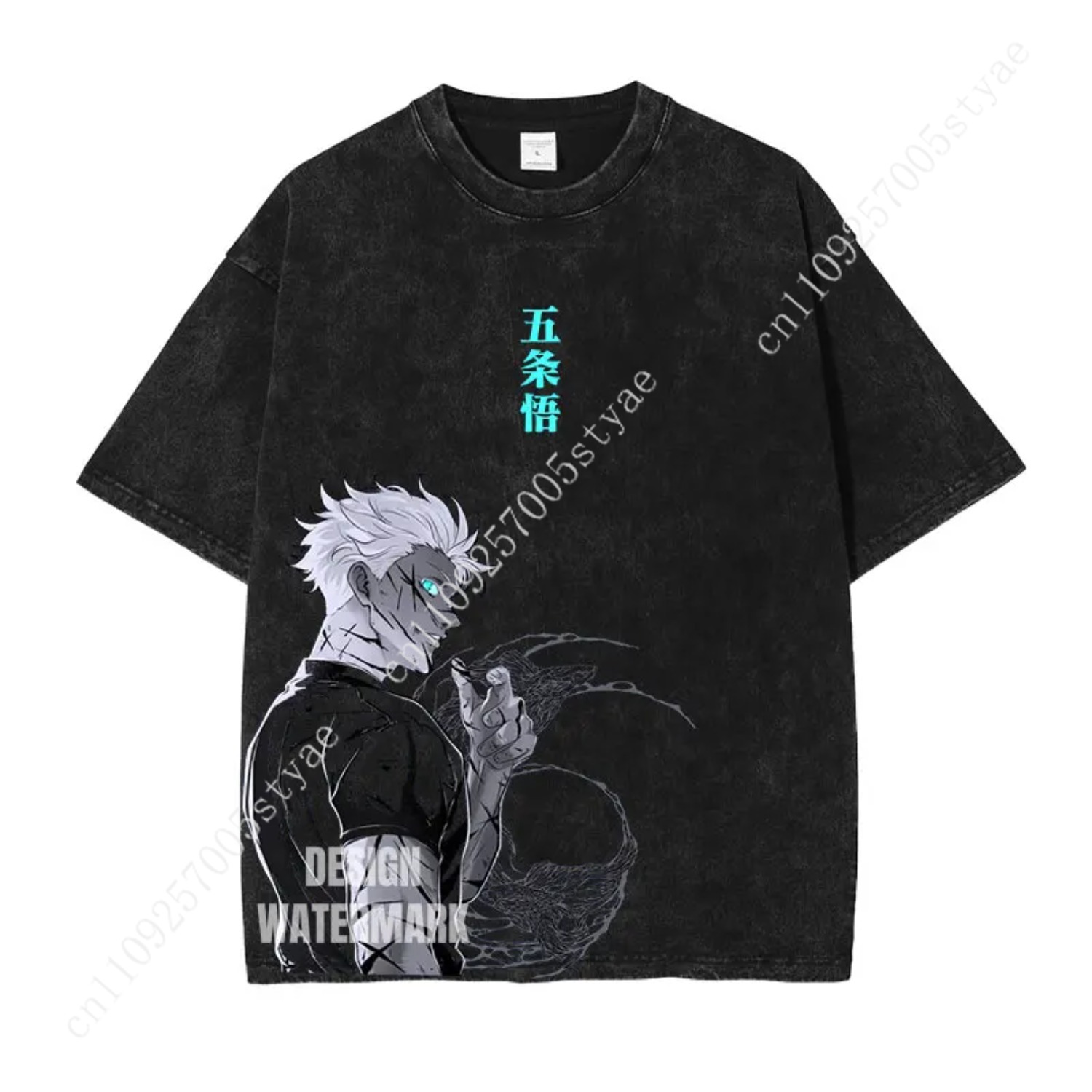 Gojo Satoru Graphic Tee  Anime - Summer Quilt 评论和价格