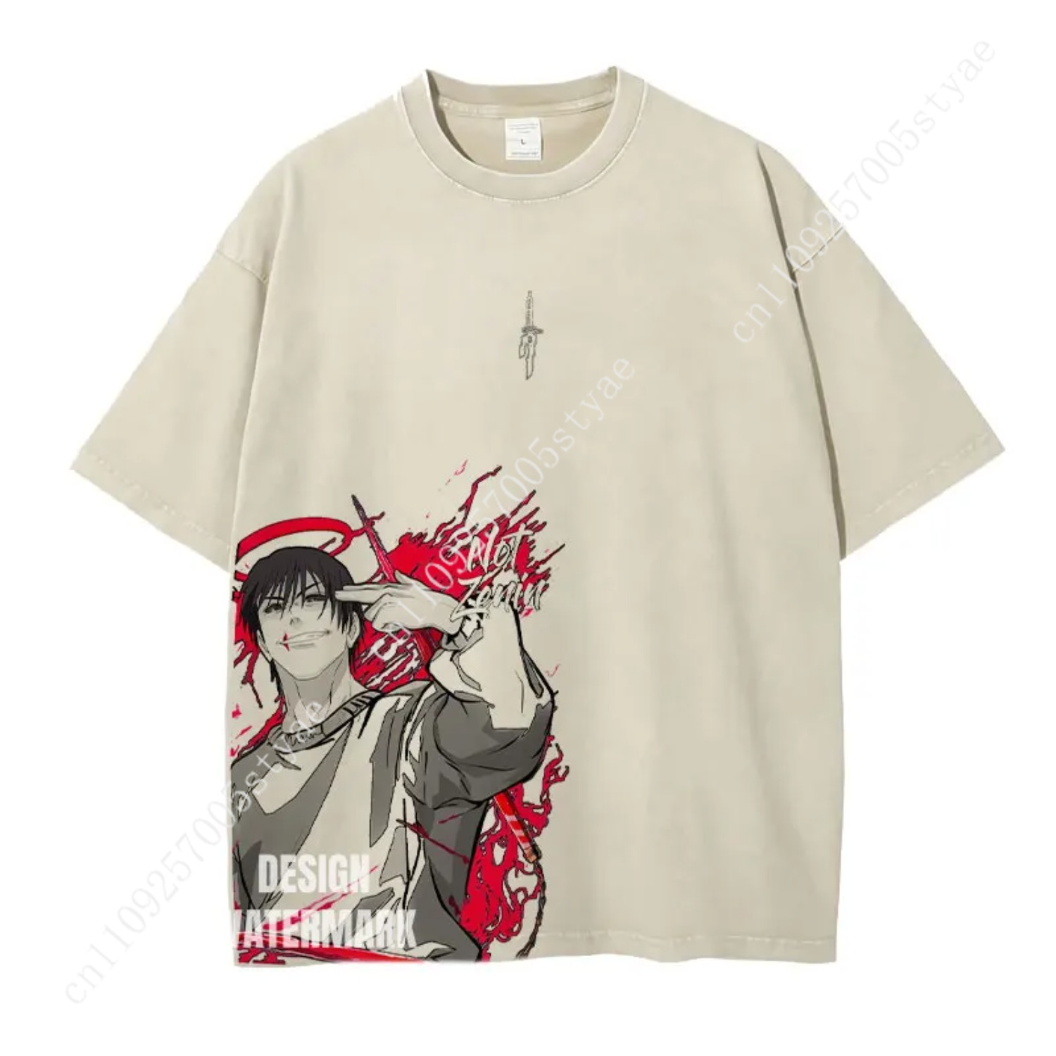 Gojo Satoru Graphic Tee  Anime - Summer Quilt 评论和价格