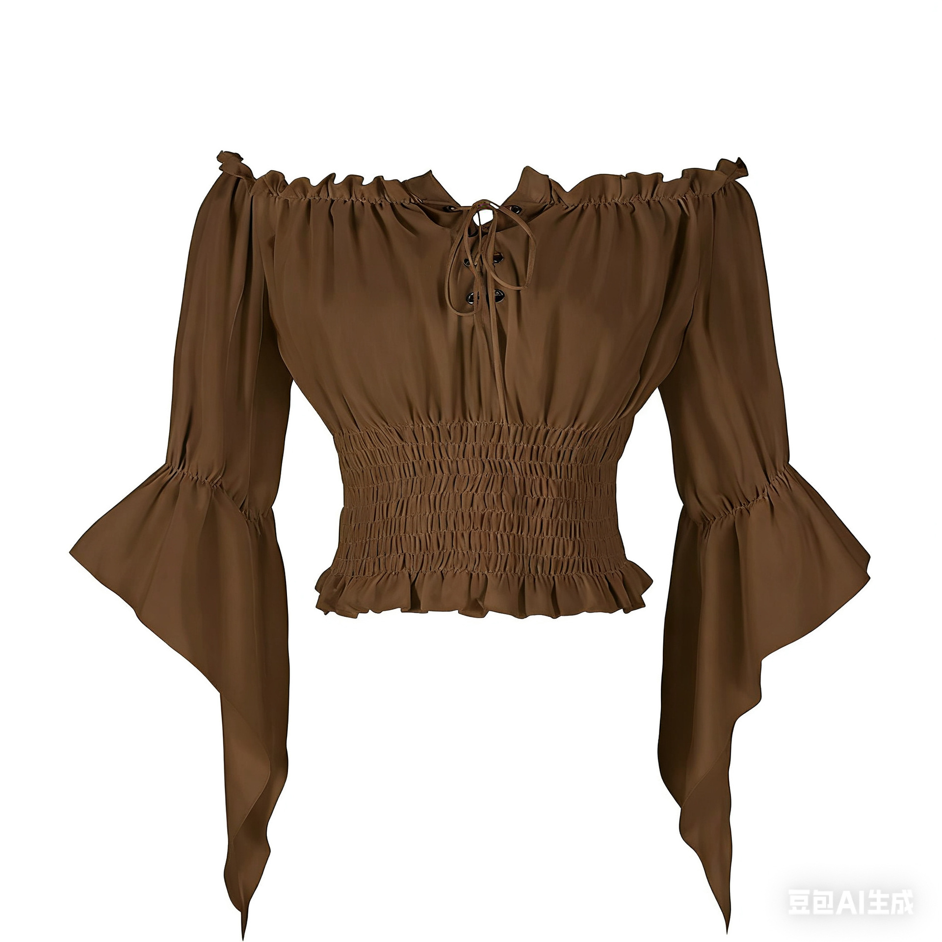 Renaissance Medieval Aristocra - Off Shoulder Blouse 评论和价格
