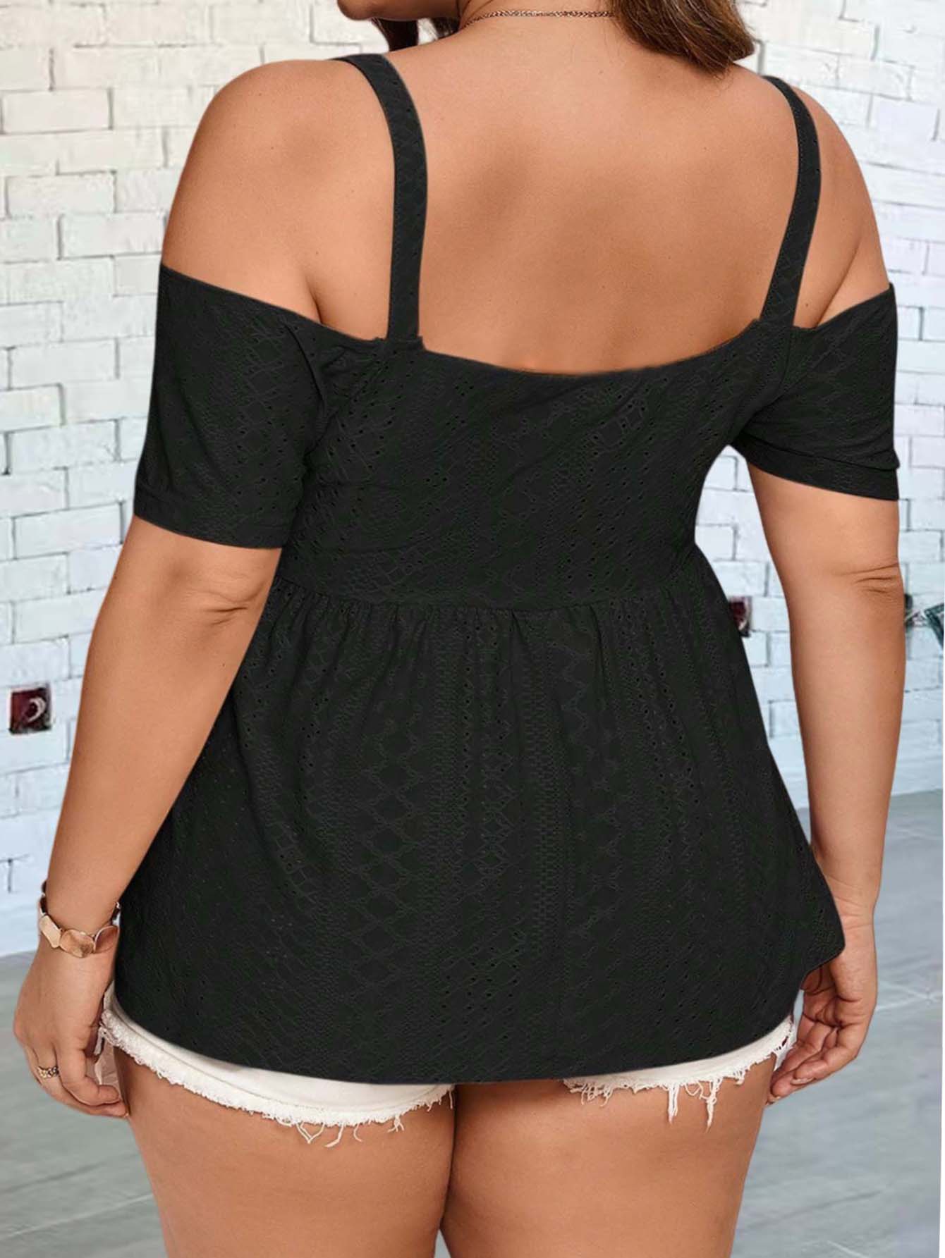 Elegant off-shoulder vest suit - Summer Clothing Clearance 评论和价格