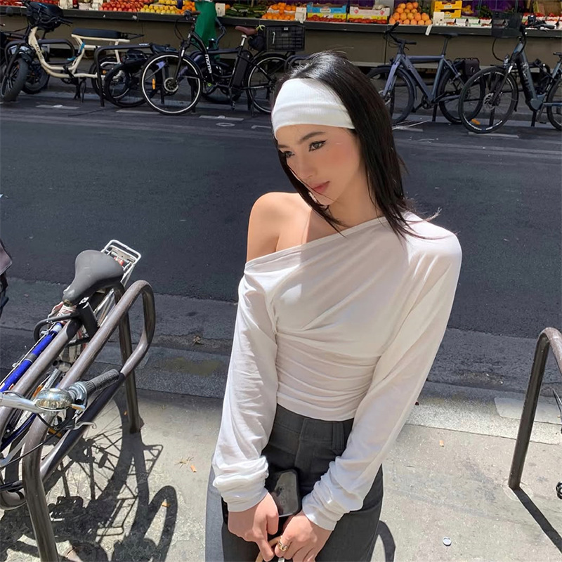2026 Women’s One Shoulder Top  - Off Shoulder Blouse 评论和价格