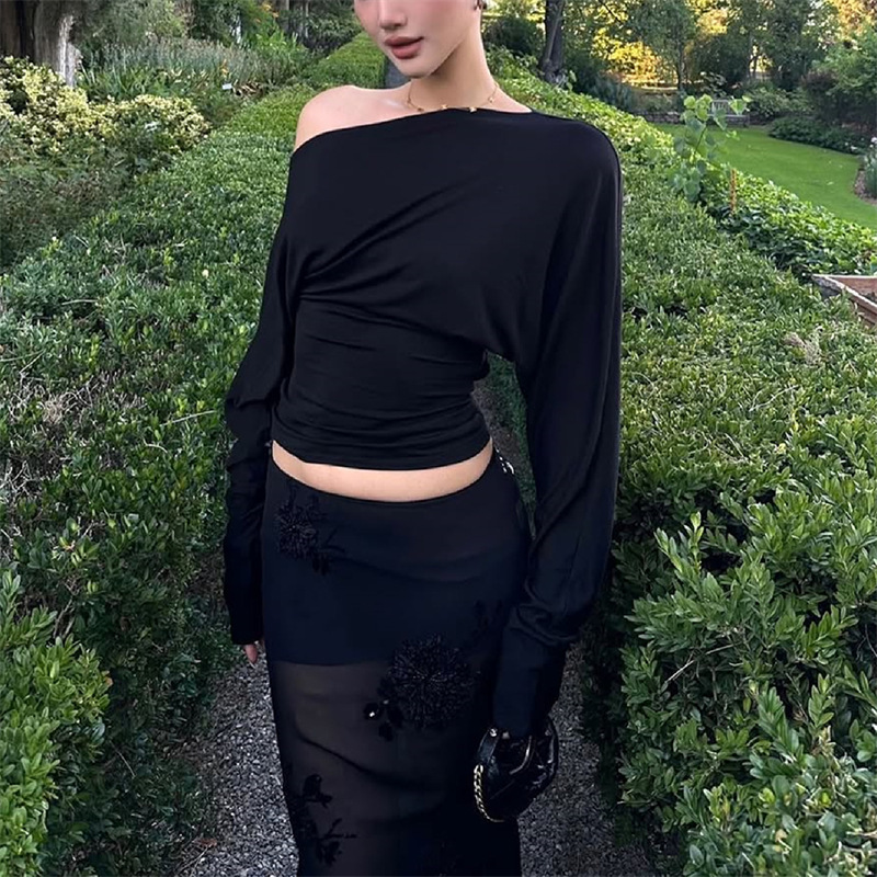 2026 Women’s One Shoulder Top  - Off Shoulder Blouse 评论和价格
