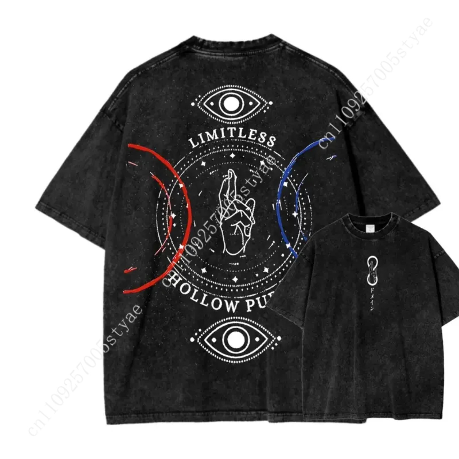 Anime  Gojo Satoru Print T-shi - Summer Quilt 评论和价格
