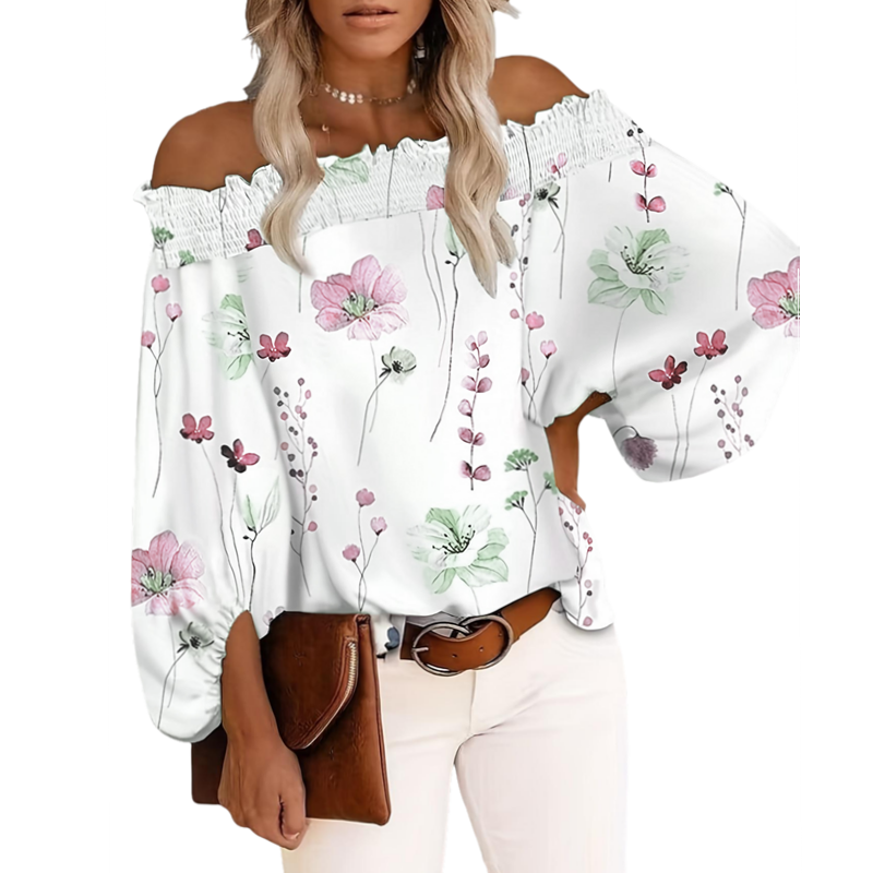 Plus Size New Women's Casual F - Off Shoulder Blouse 评论和价格