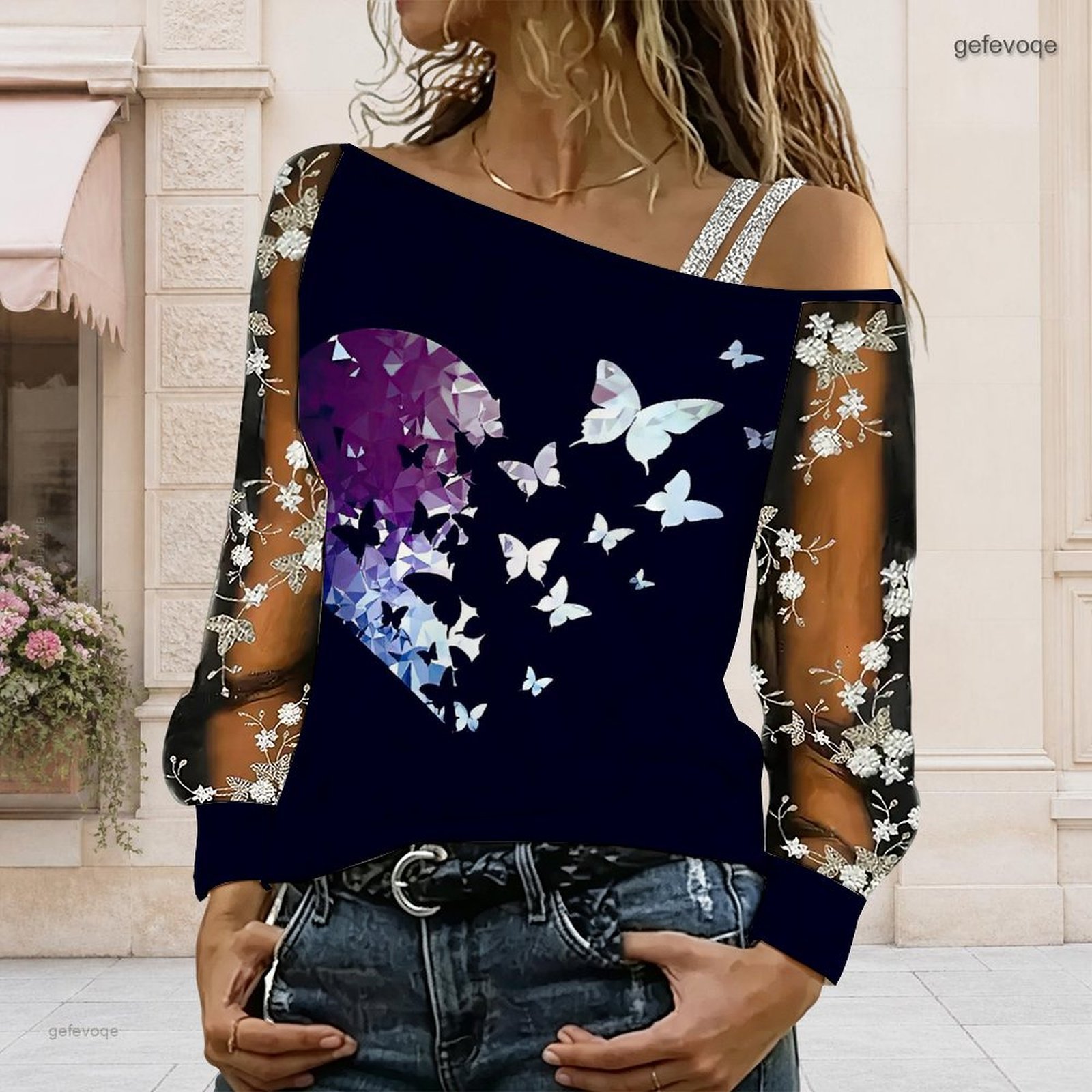 Women Off Shoulder Blouse Asym - Off Shoulder Blouse 评论和价格
