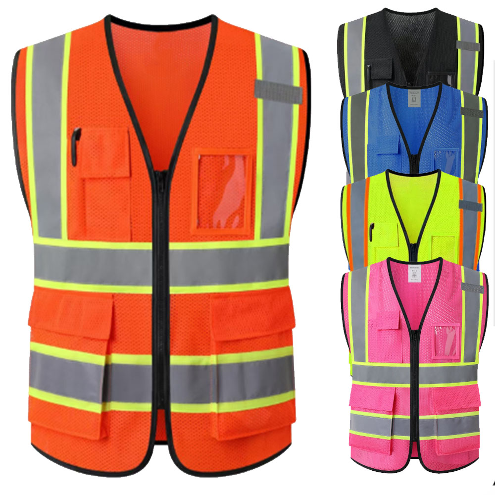 Summer Unisex Mesh Vest with P - Summer Hi Vis Clothing 评论和价格