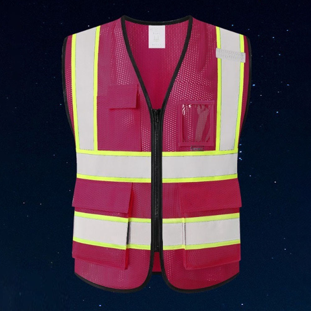 Summer Unisex Mesh Vest with P - Summer Hi Vis Clothing 评论和价格