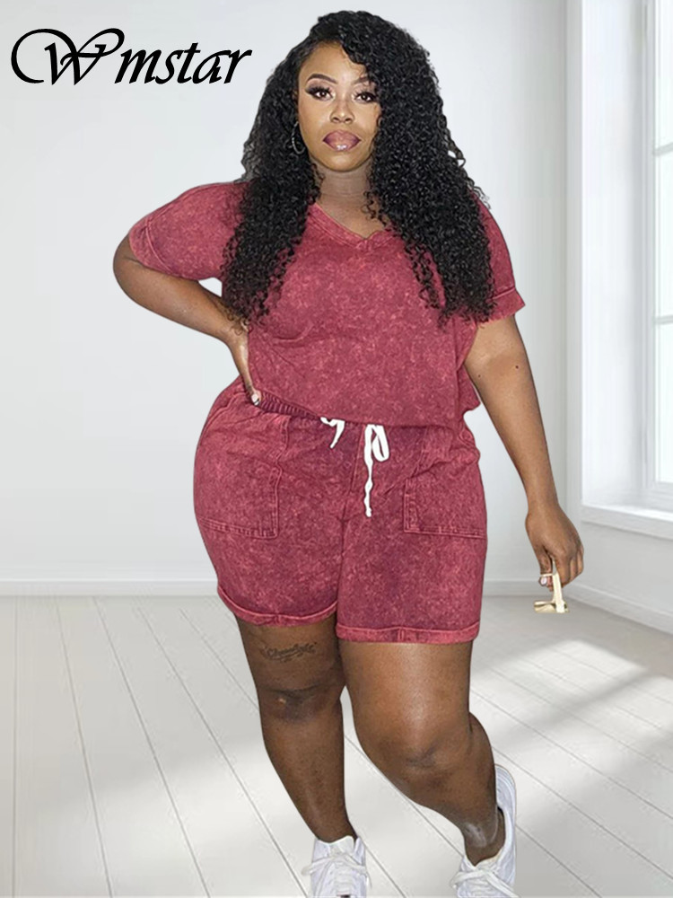 Wmstar Plus Size Two Piece Out - Summer Clothing Wholesale 评论和价格