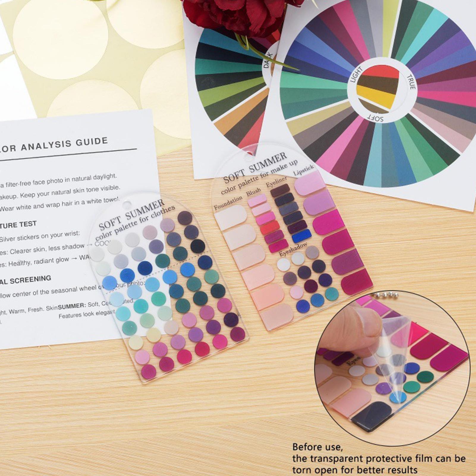 2pcs Soft Summer Color Palette - Summer Clothing Color Palette 评论和价格