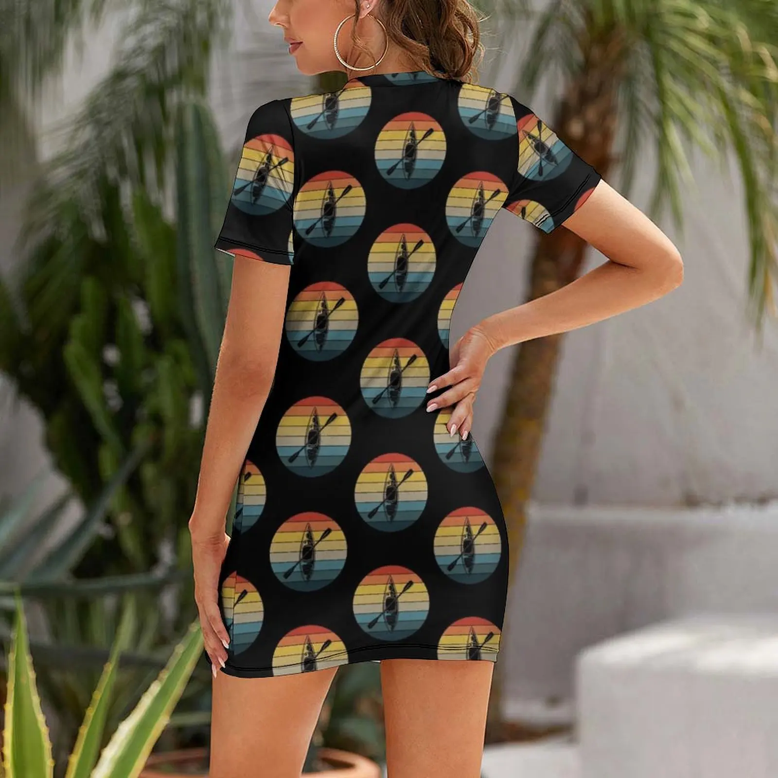 Kayaking Old Retro Short-Sleev - Summer Kayaking Clothing 评论和价格
