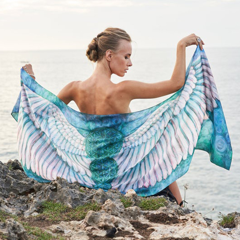 Boho Feather Wings bikini Cove - Summer Clothing Young Women 评论和价格