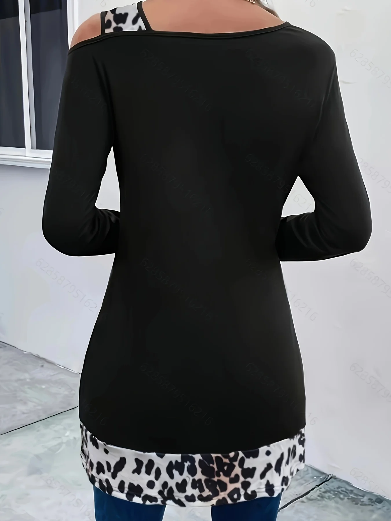 Plus Size 1XL-5XL Women's Fash - Off Shoulder Blouse 评论和价格