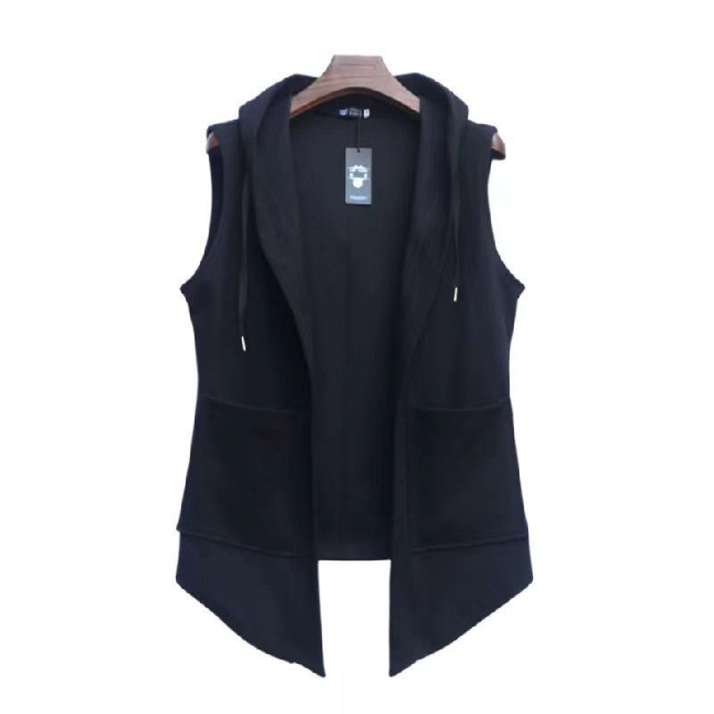 XS-5XL Mens Pocket Hooded Vest - Summer Clothing Trends For Men 2026 评论和价格
