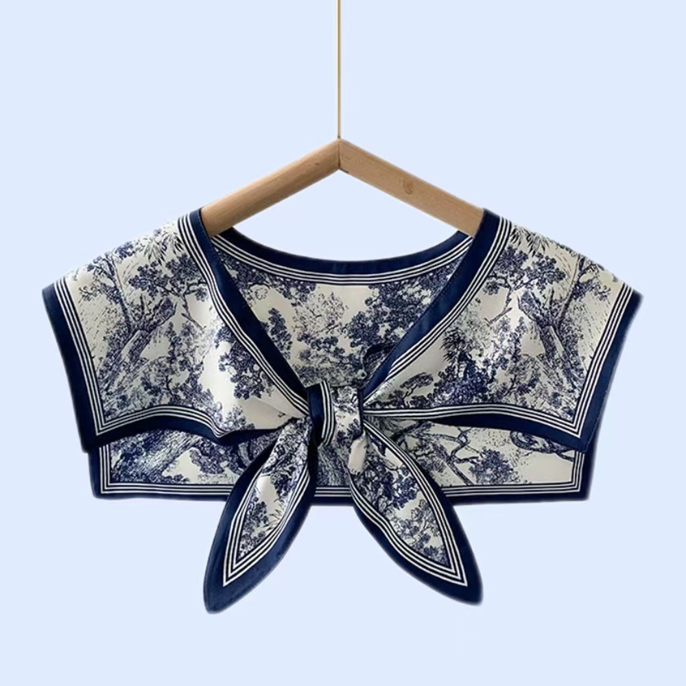 Women's Versatile Silk Scarf S - Off Shoulder Blouse 评论和价格