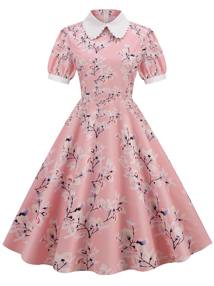S~3XL  Women Midi Dress Floral - Sundress Midi Floral 评论和价格