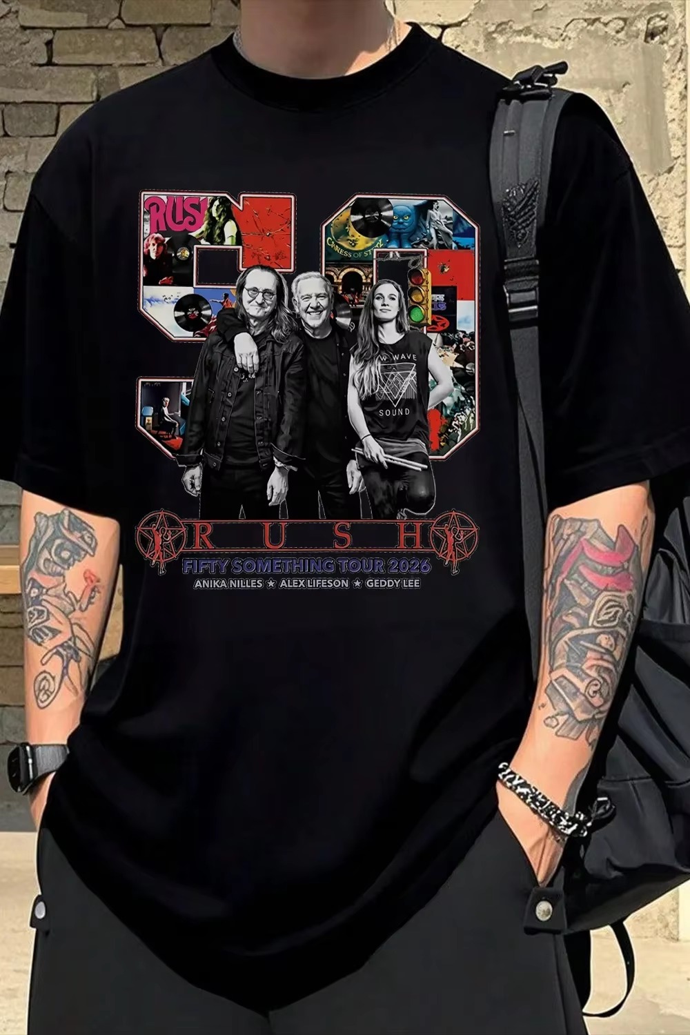 2026 Rush Band TShirt Mens Wom - Summer Clothing Trends For Men 2026 评论和价格