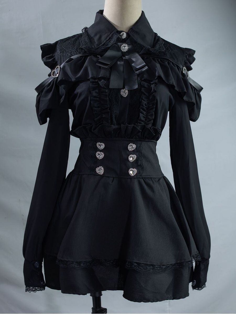 Subculture JK Uniform 2 Piece  - Off Shoulder Blouse 评论和价格