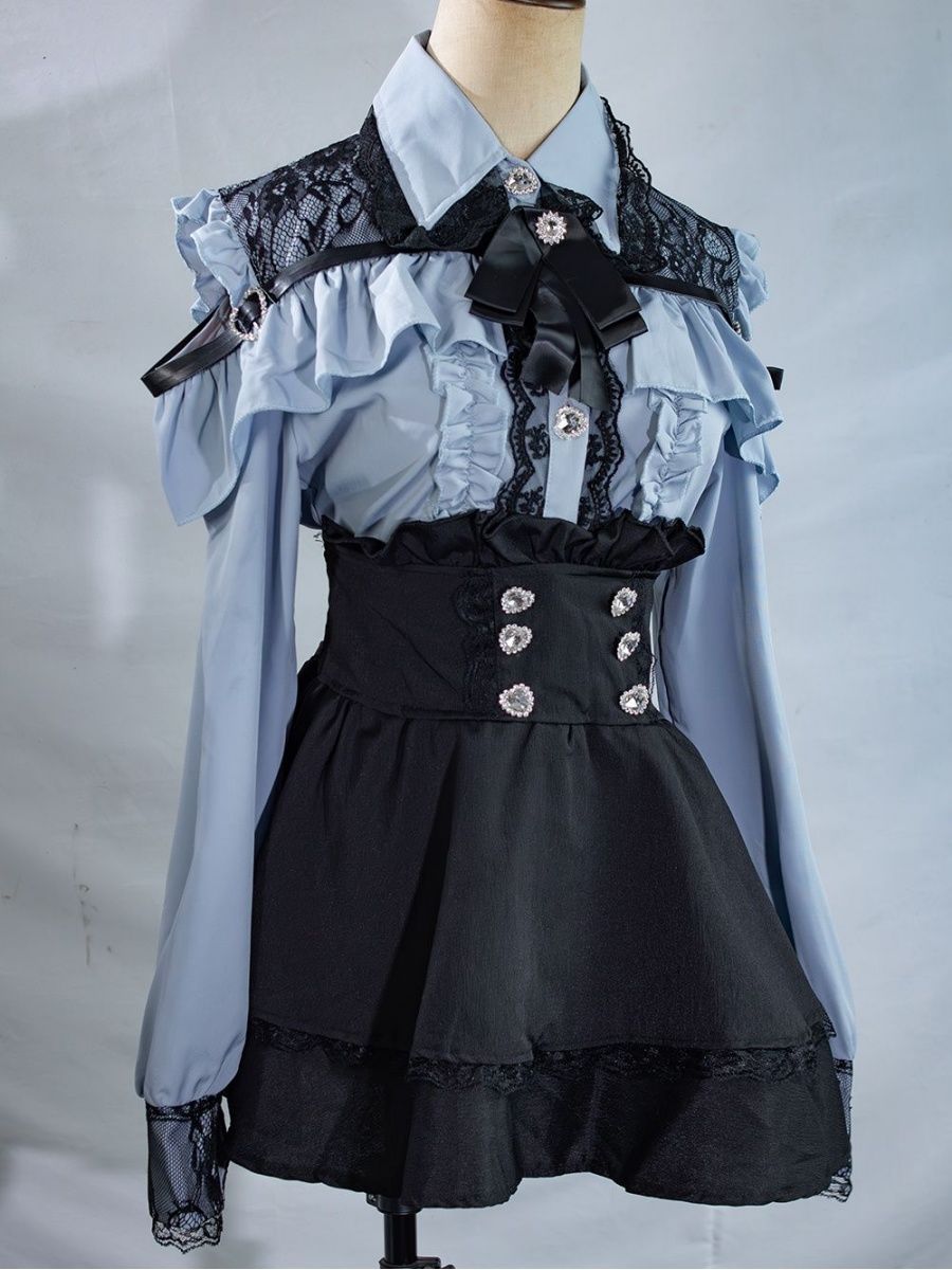 Subculture JK Uniform 2 Piece  - Off Shoulder Blouse 评论和价格
