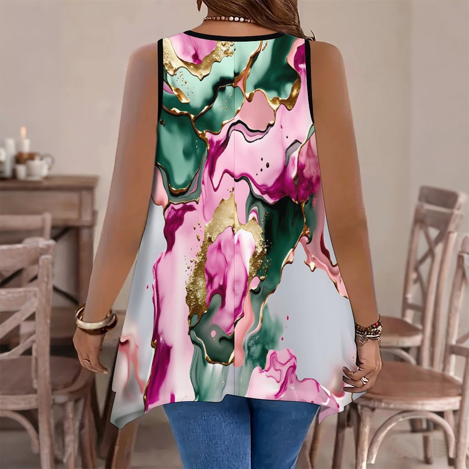 Elegant Retro Round Neck Sleev - Summer Clothing In Winter 评论和价格