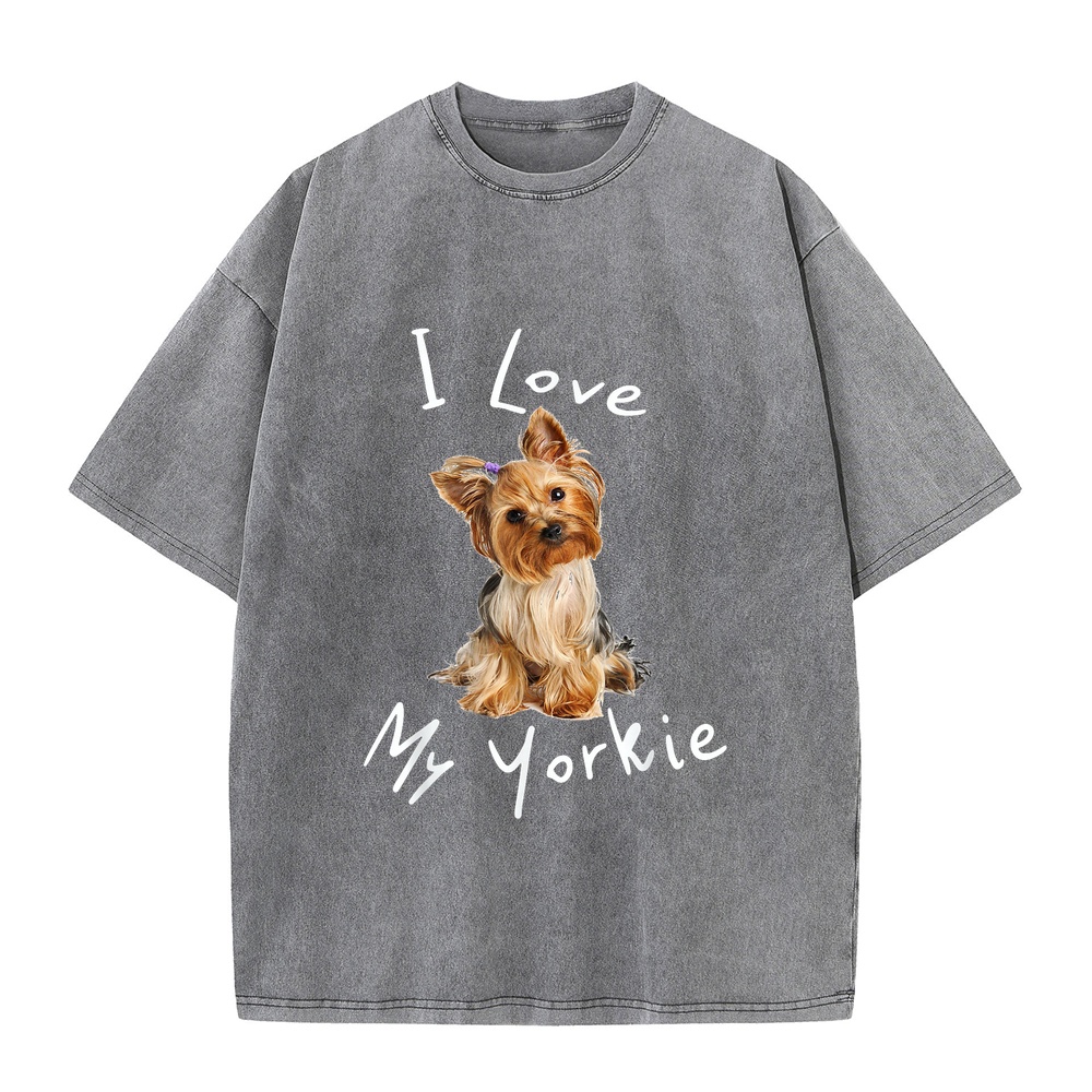 I Love My Yorkie T-Shirt Men M - Summer Clothing Deals 评论和价格