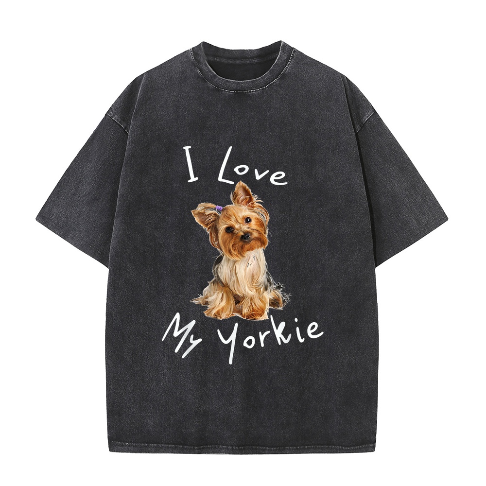 I Love My Yorkie T-Shirt Men M - Summer Clothing Deals 评论和价格