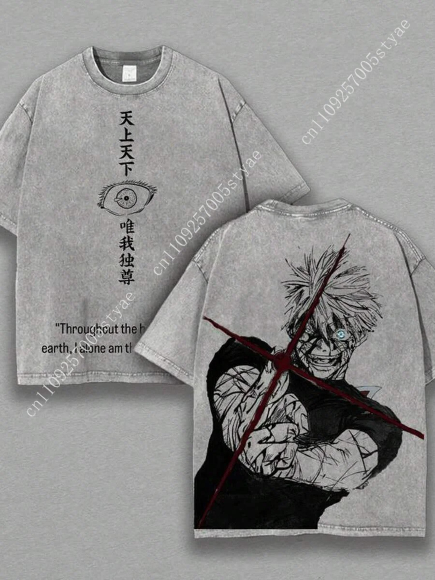 Gojo Satoru Graphic Tshirt  Ma - Summer Quilt 评论和价格