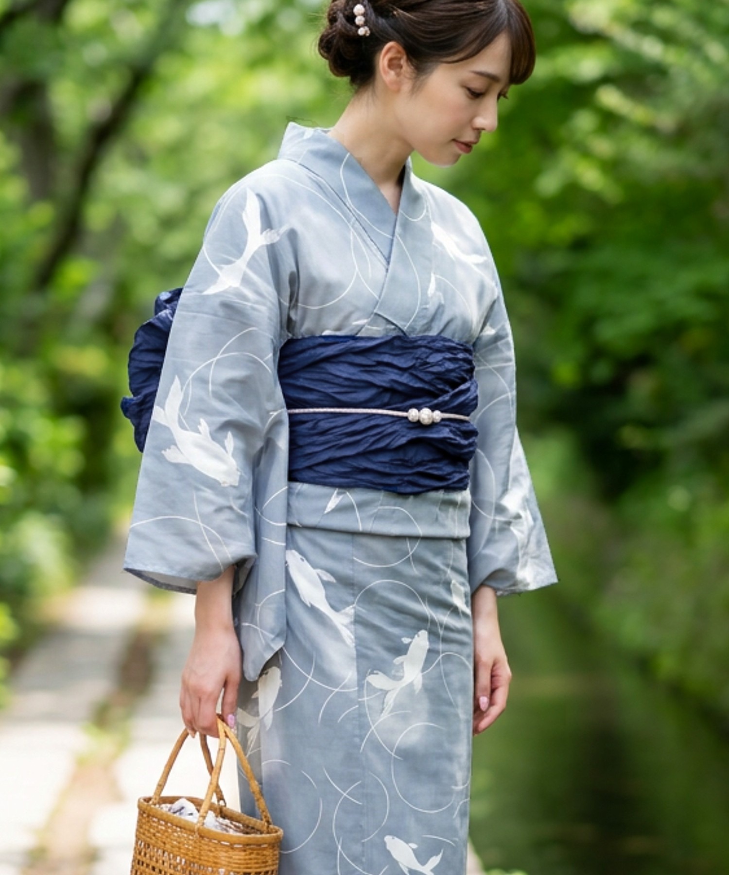 Traditional Yukata Kimono Cott - Summer Clothing Girls 评论和价格