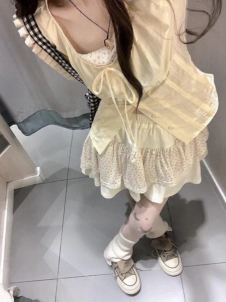 Sweet Floral Two-Piece Set for - Summer Clothing Girls 评论和价格
