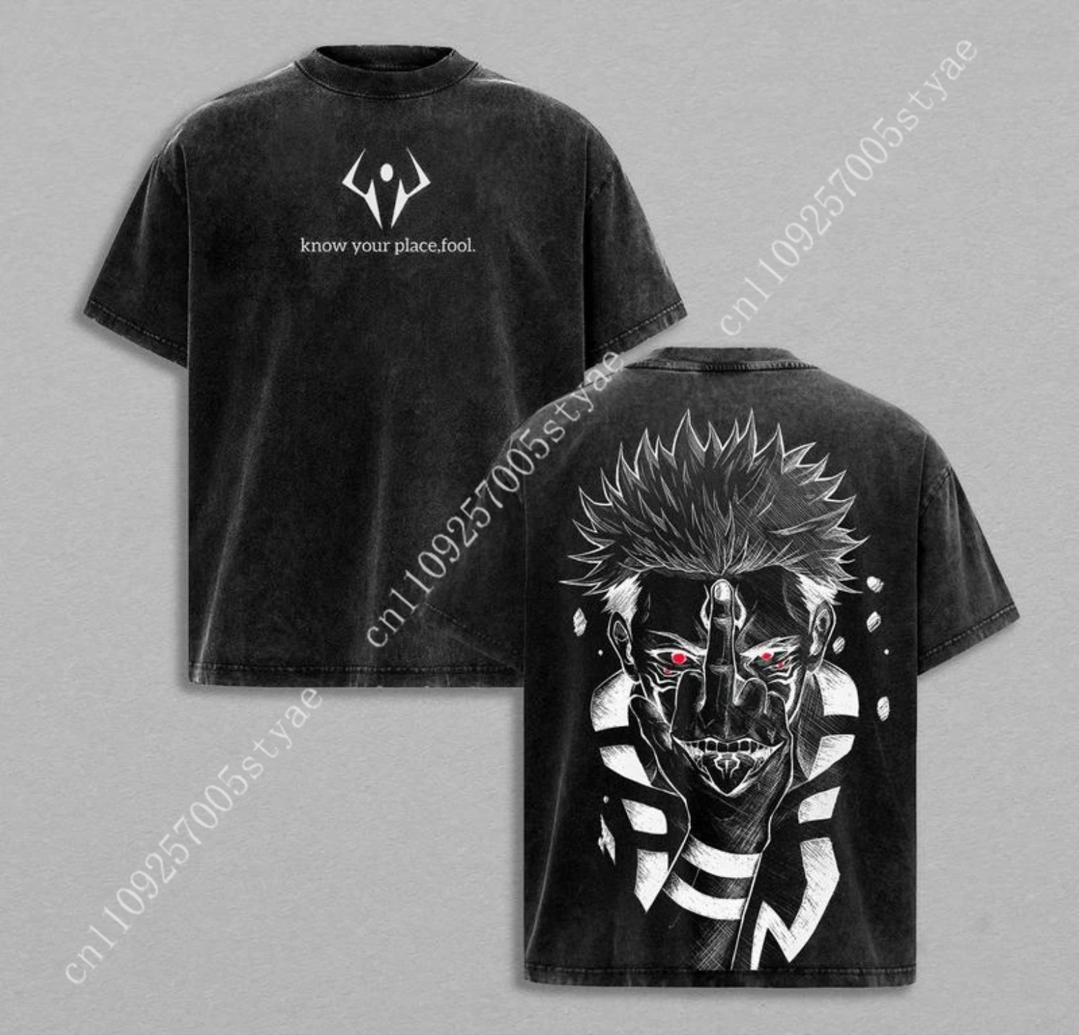 Anime  Ryomen Sukuna Graphic T - Summer Quilt 评论和价格