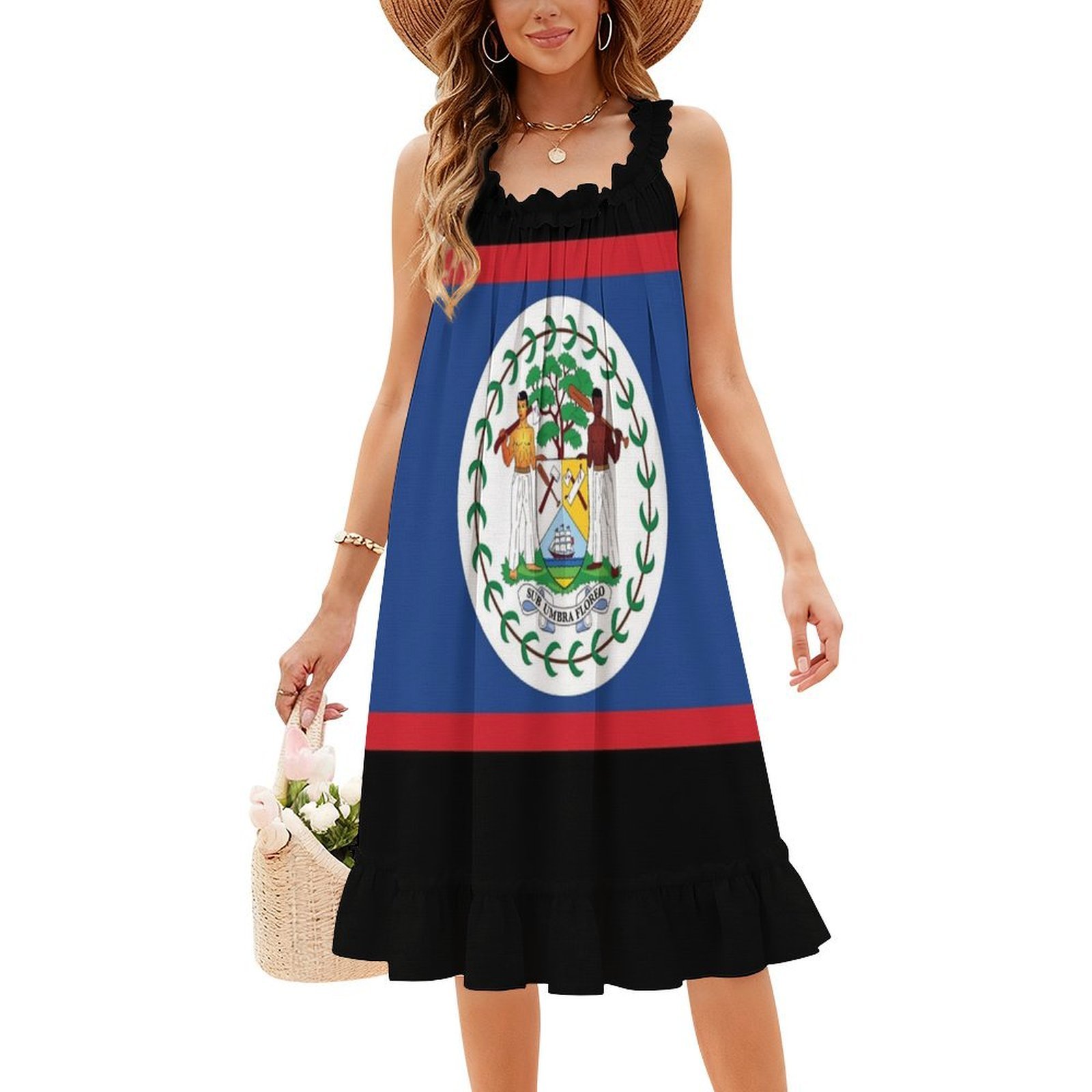 National Flag Of Belize Women' - Summer Clothing Banner 评论和价格