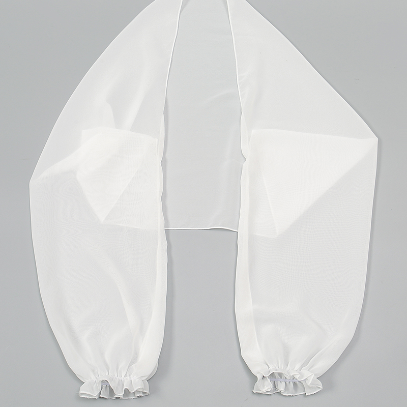Solid Color Chiffon Shawl Summ - Off Shoulder Blouse 评论和价格