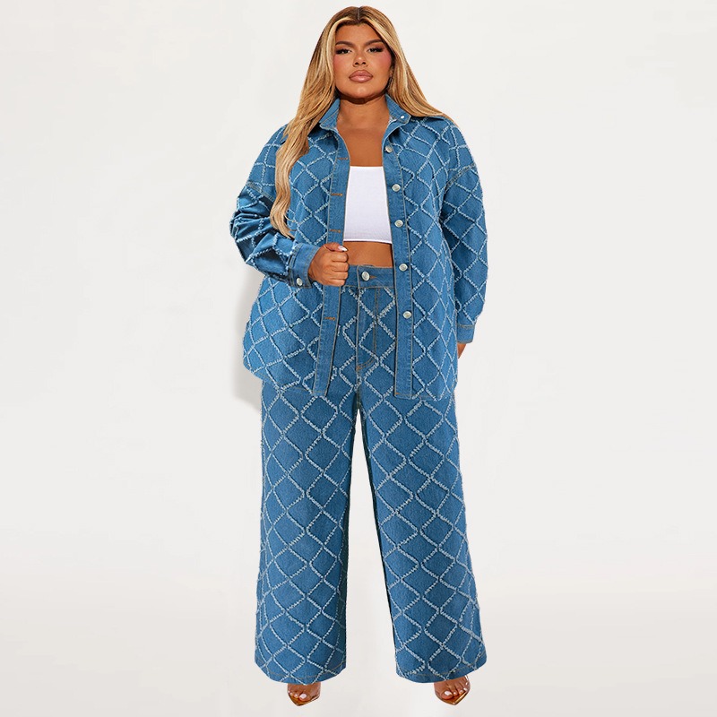 Wmstar Plus Size Denim Two Pie - Summer Clothing Wholesale 评论和价格