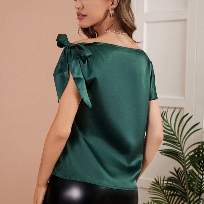 Women Off Shoulder Sleeveless  - Off Shoulder Blouse 评论和价格