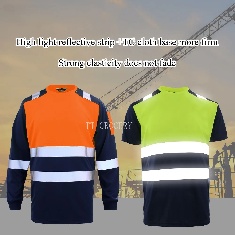 High Visibility Safety Work Sh - Summer Hi Vis Clothing 评论和价格