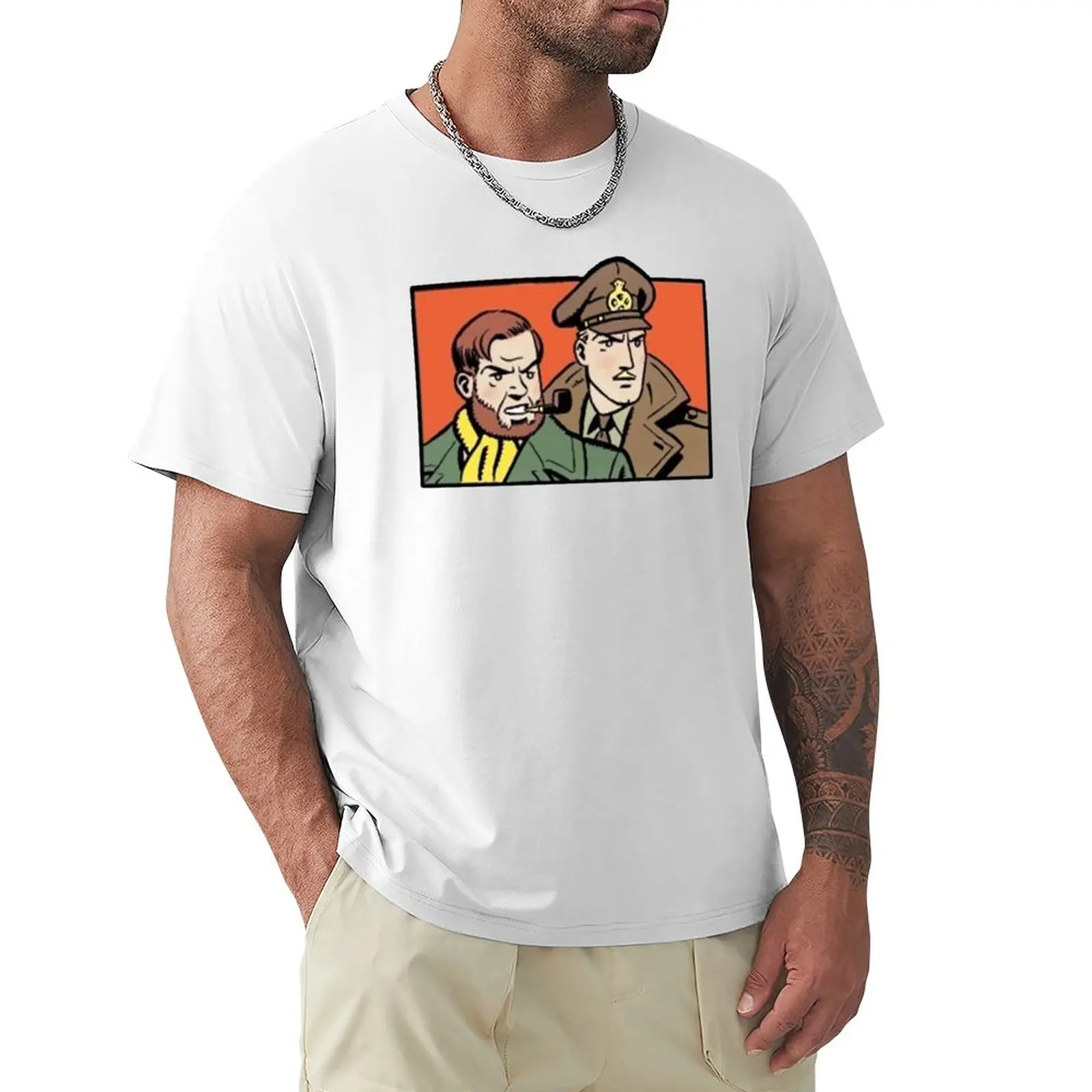 Blake and Mortimer Banner Figu - Summer Clothing Banner 评论和价格