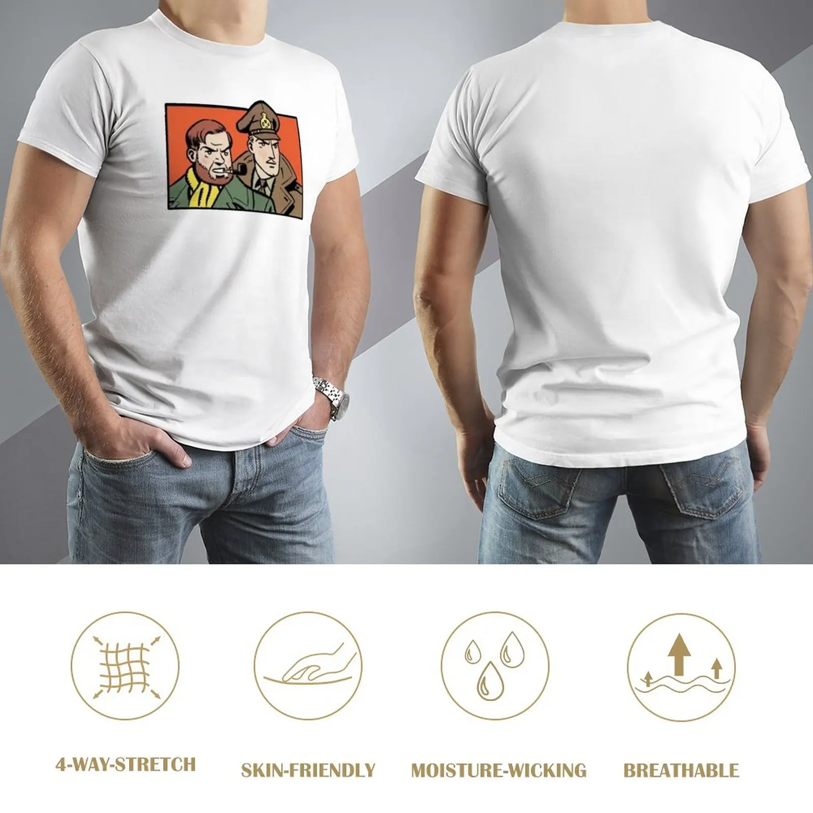 Blake and Mortimer Banner Figu - Summer Clothing Banner 评论和价格