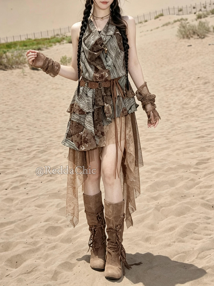 ReddaChic Retro Boho Irregular - Summer Clothing Clearance 评论和价格